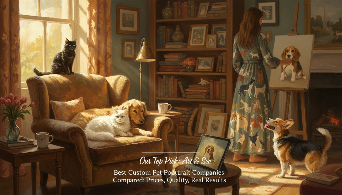 What to look for and what to avoid when choosing a pet portrait studio