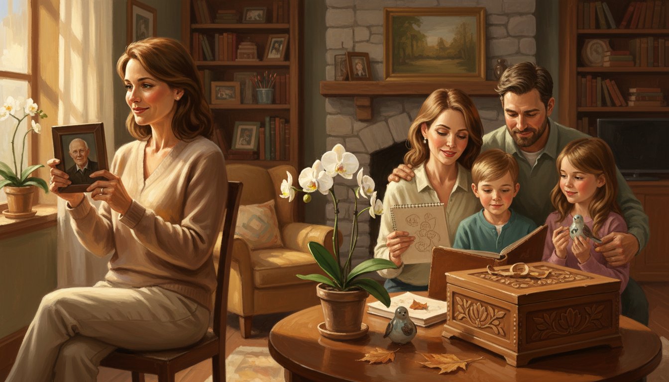 Making a memorial tribute a family effort