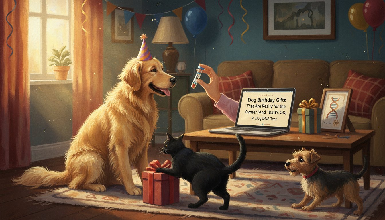 A dog DNA test kit