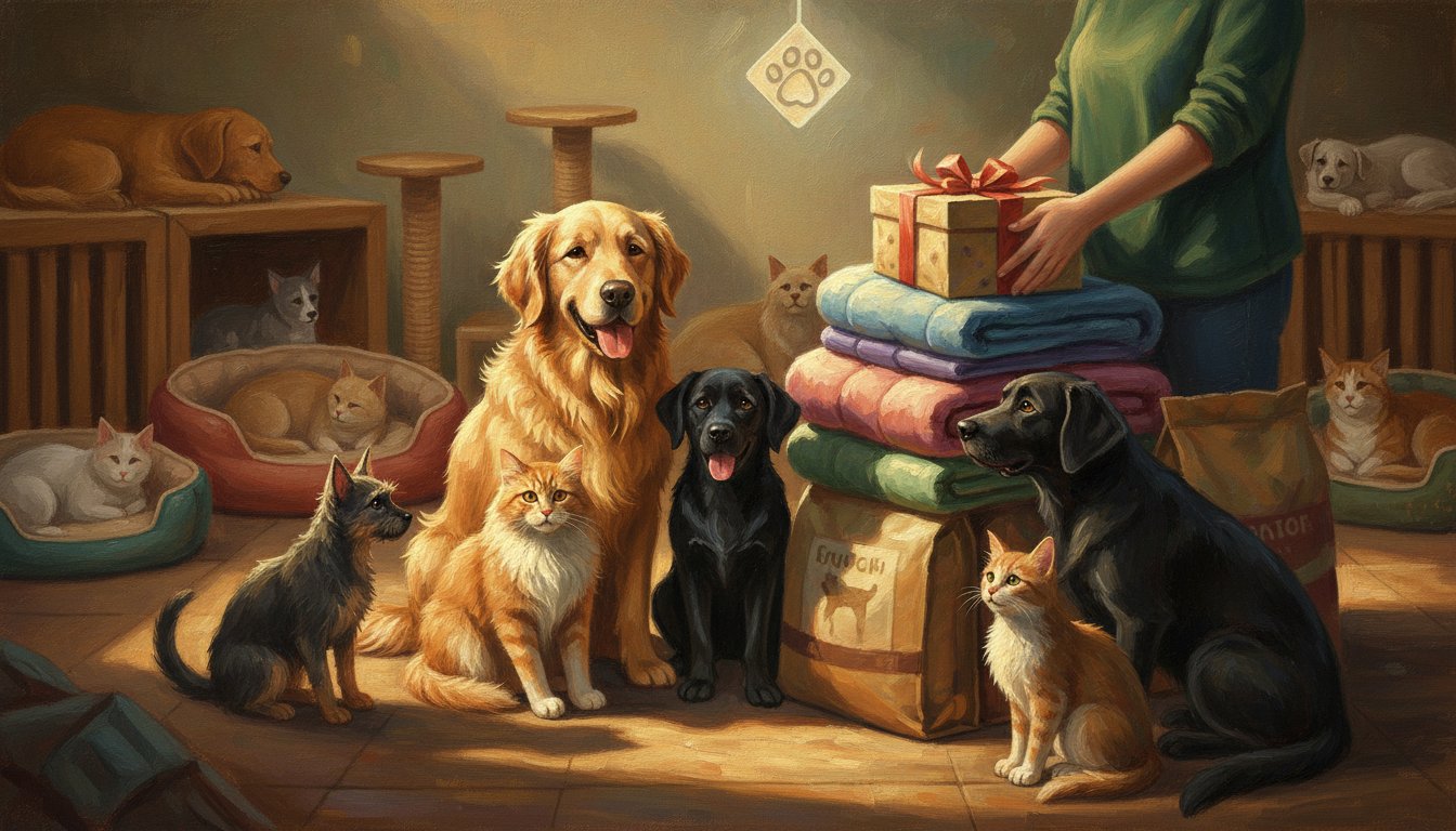 A hand-painted pet portrait as a memorial gift