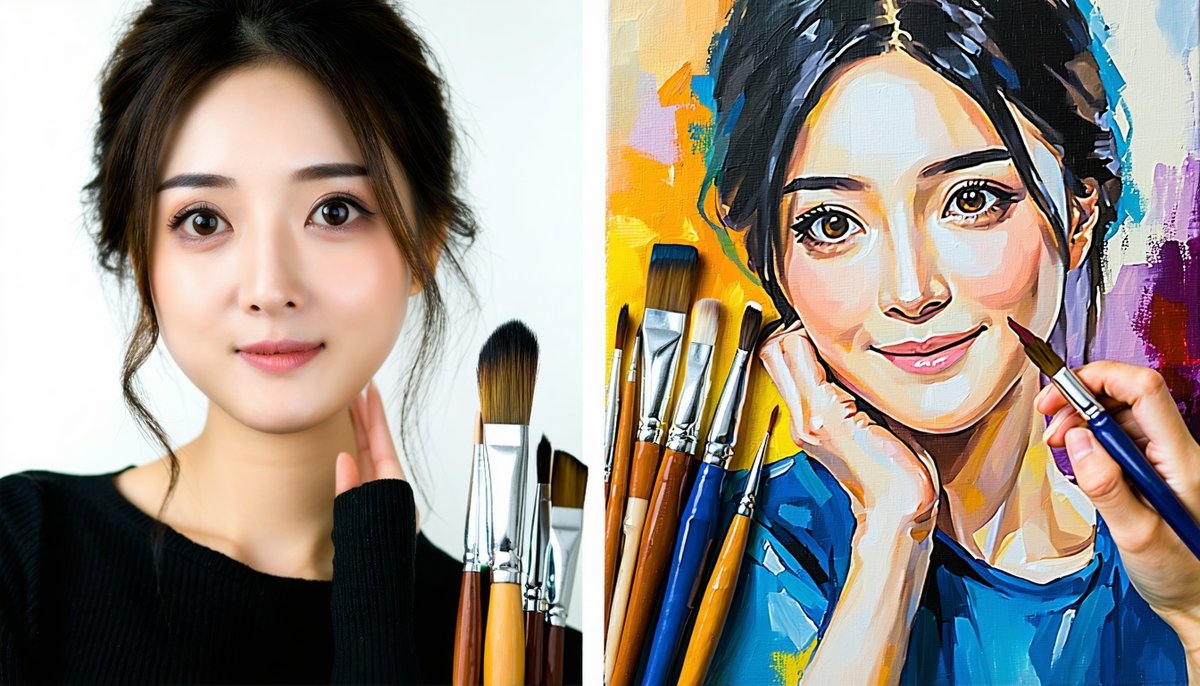 写真から手描きの肖像画：本物と贋作を見分ける10のポイント