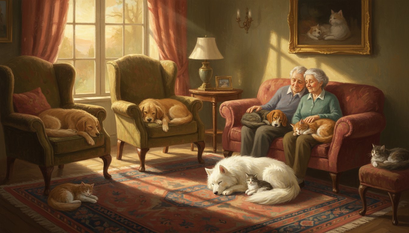 The emotional impact of receiving a memorial pet portrait