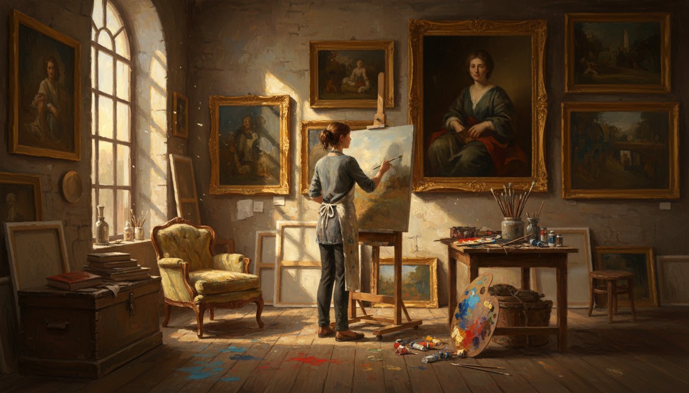 What a painting is and how it differs from a print