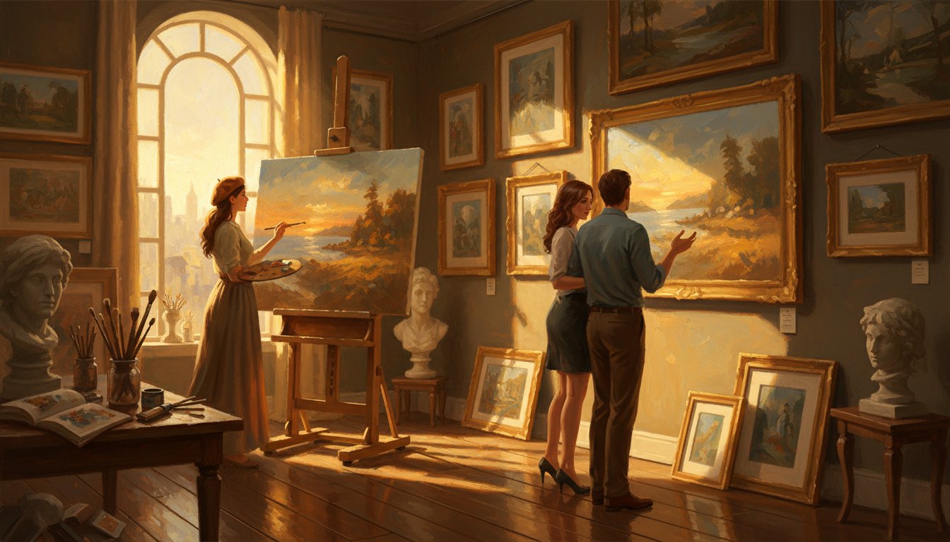 Comparing costs of prints vs. paintings at different sizes