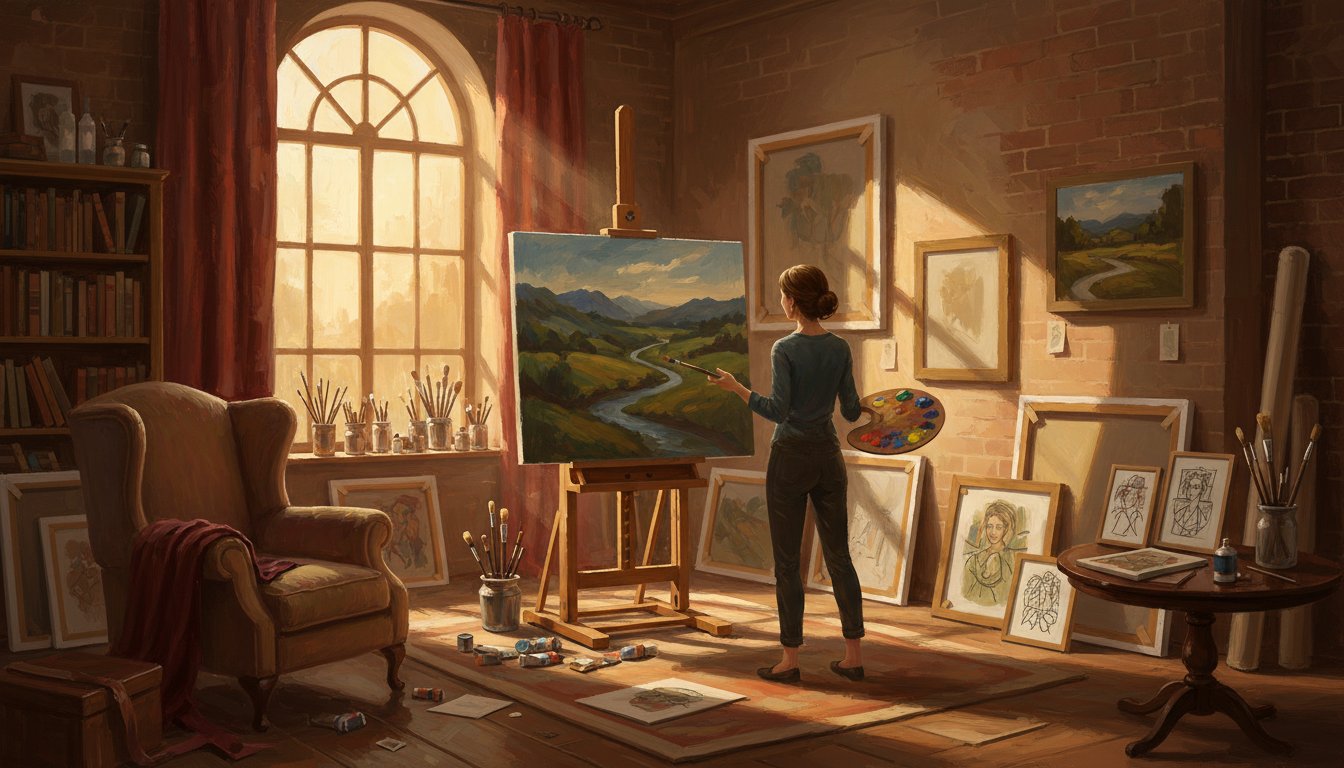 Deciding what kind of painting to commission