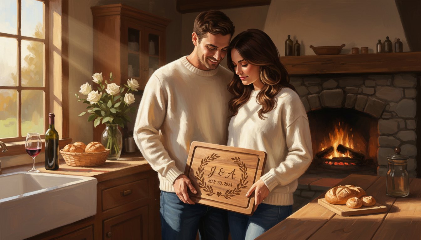 A custom wedding portrait painted from a photograph