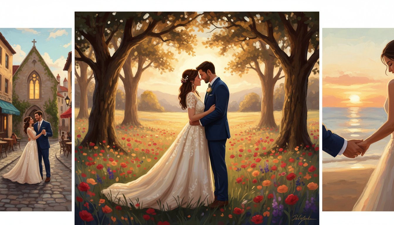 Tips for choosing the best wedding photo for a portrait