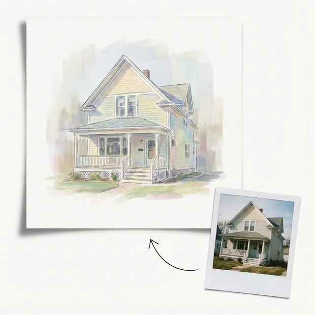 Haus · Pastell